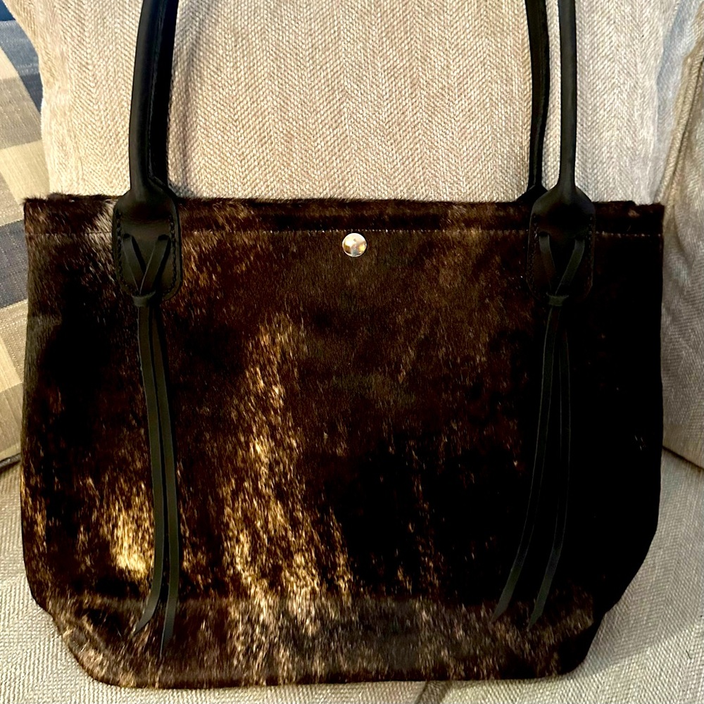 Wild Goose Branded 12 Cowhide Tote